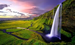 Seljalandsfoss, Waterfalls, Iceland