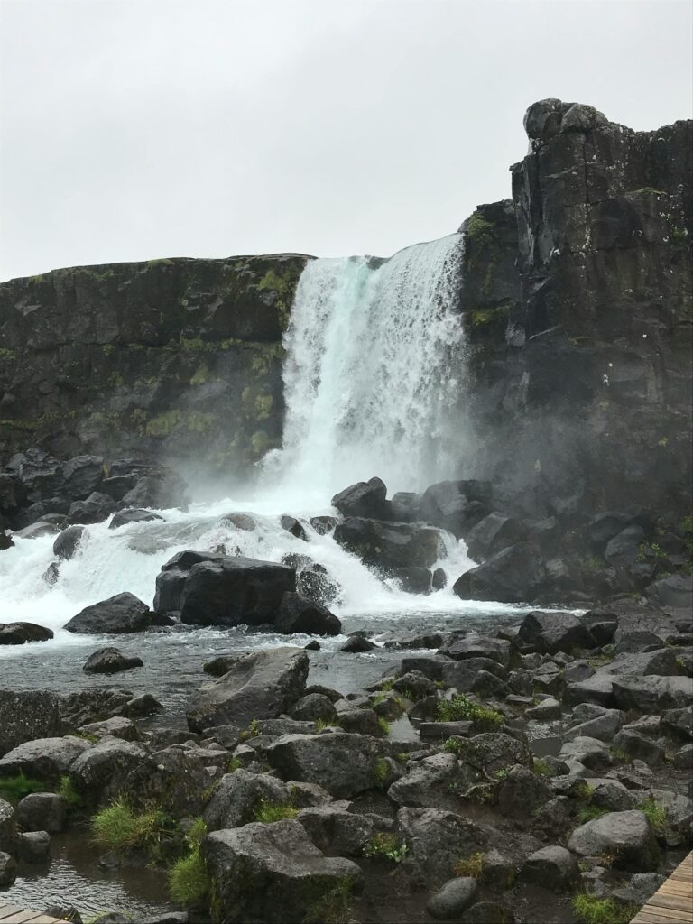 Oxarárfoss Waterfall 