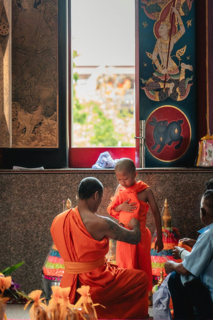Thai monk novice ceremony